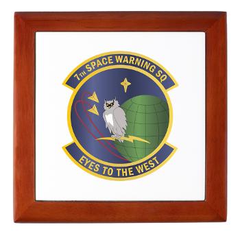 7SWS - M01 - 03 - 7th Space Warning Squadron - Keepsake Box